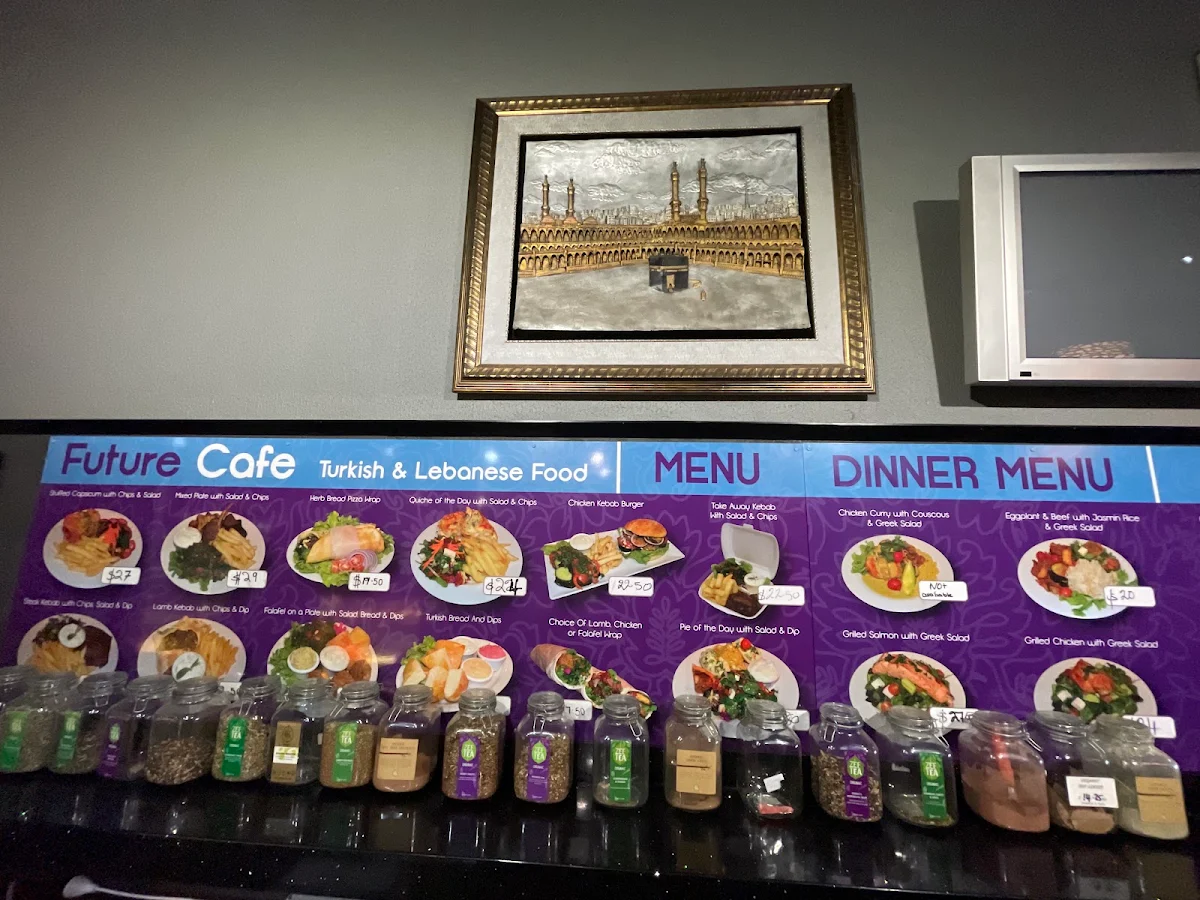 Menu, Future Cafe - Halal