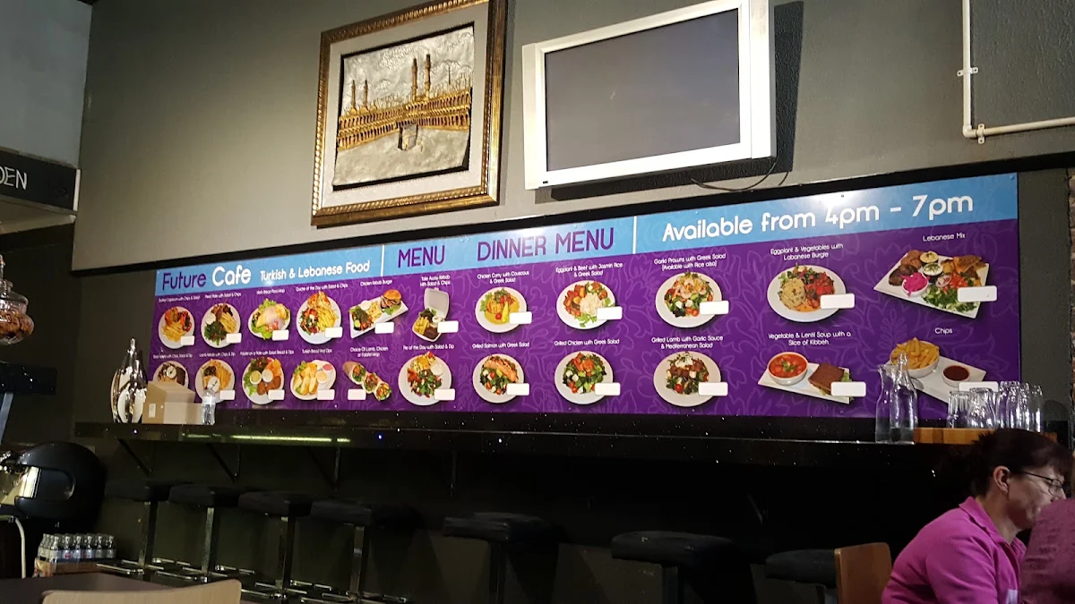 Menu, Future Cafe - Halal