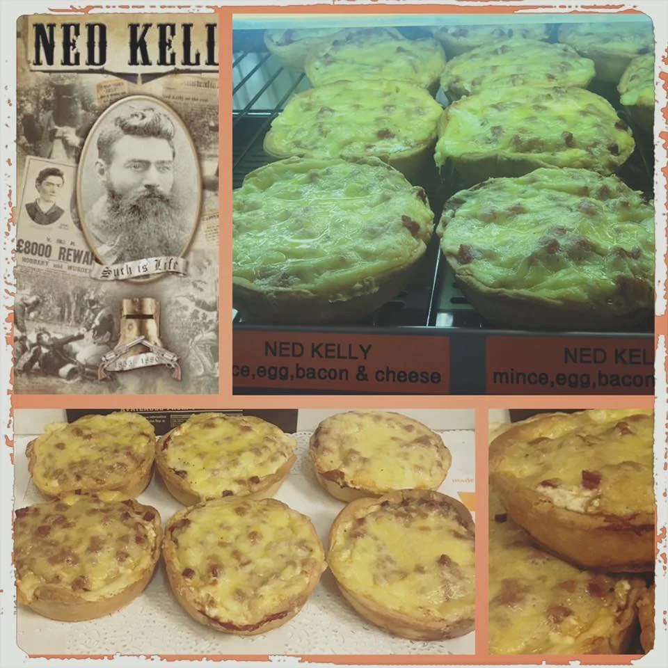 Menu, Ridgey Didge Pies