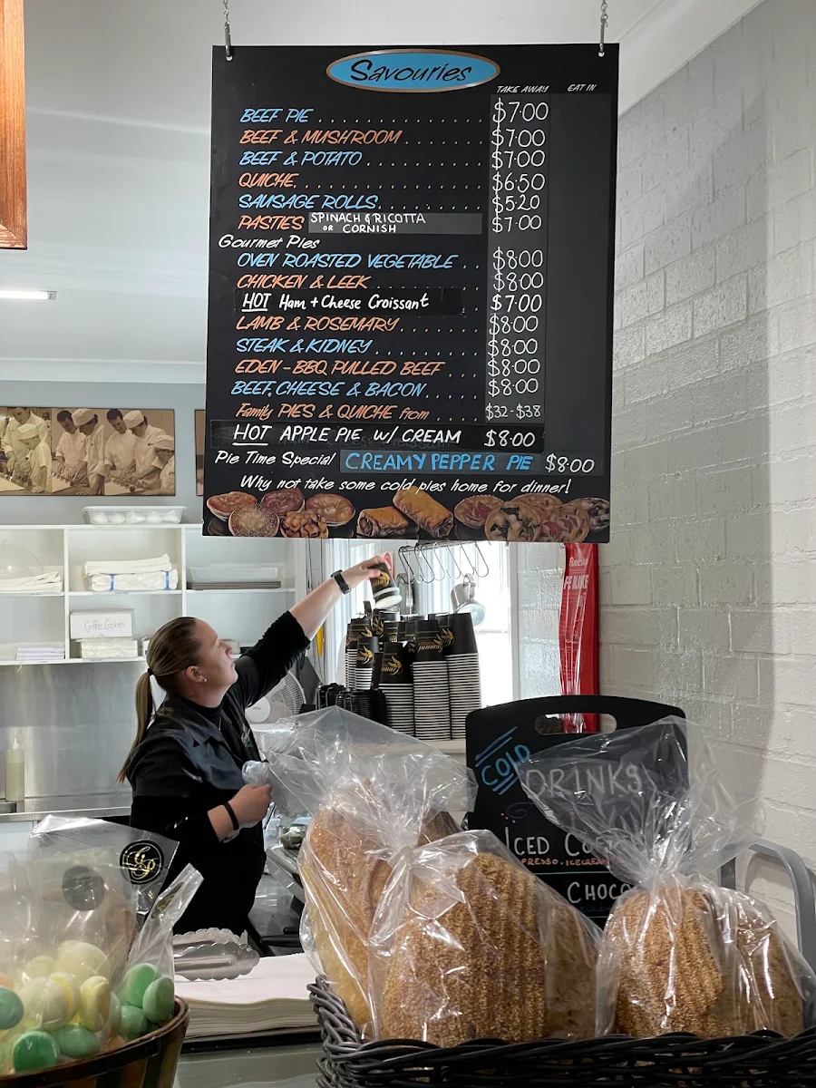 Menu, Gumnut Patisserie Berrima
