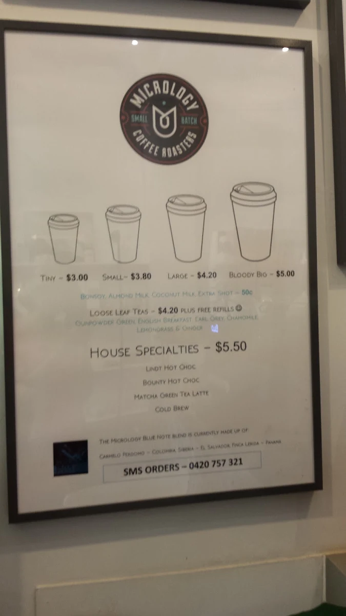Menu, Eillo