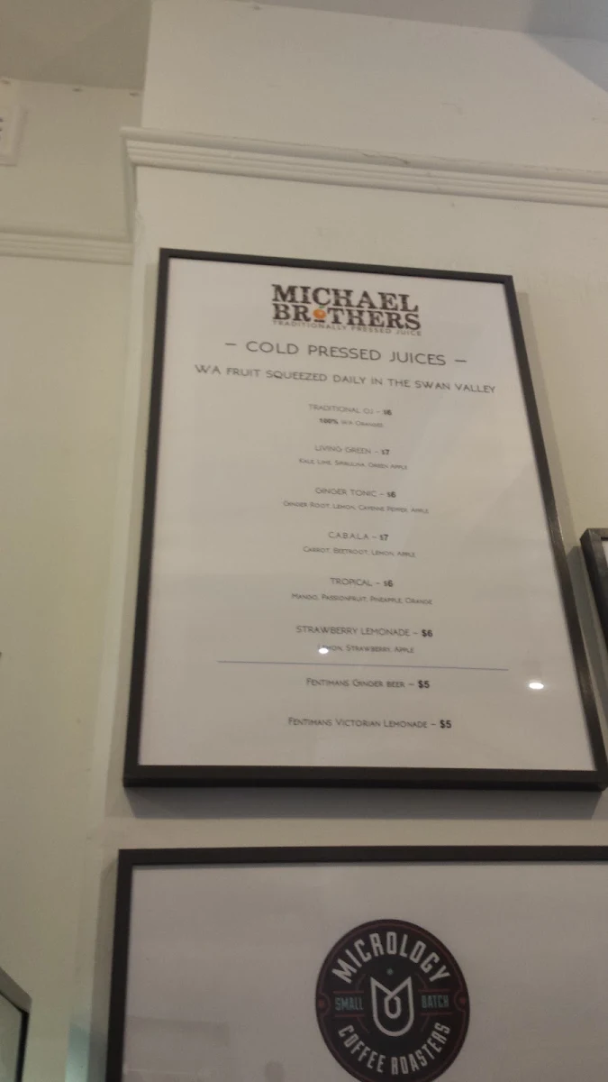 Menu, Eillo