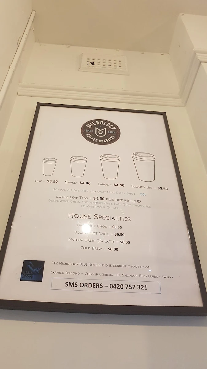 Menu, Eillo