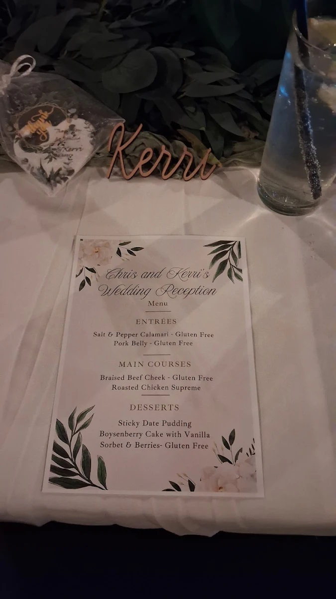 Menu, The Lord Alfred