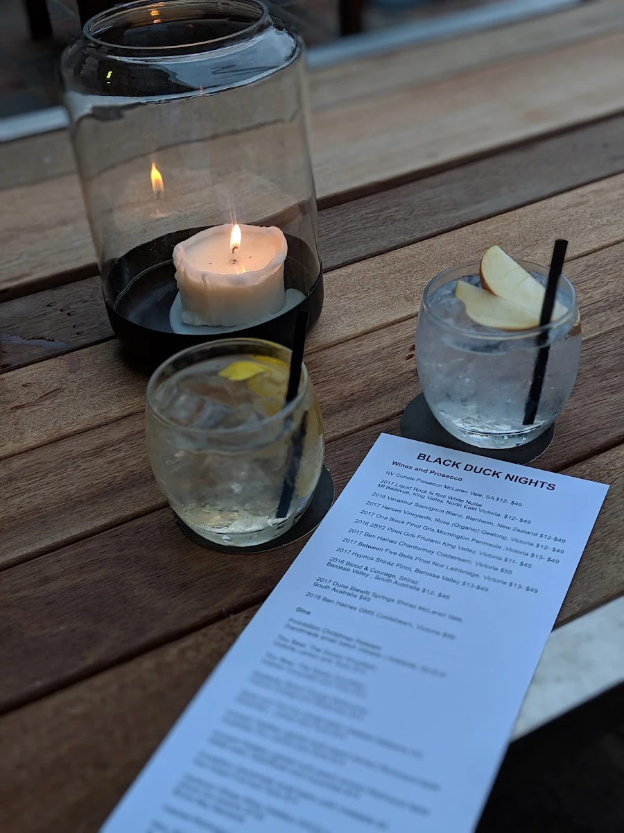 Menu, Black Duck Espresso Cafe