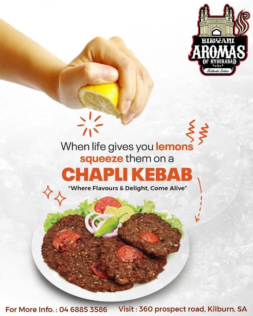 Menu, Aromas of Biryani Hyderabad | Best Indian food truck | Best Indian restaurant in Adelaide | Halal