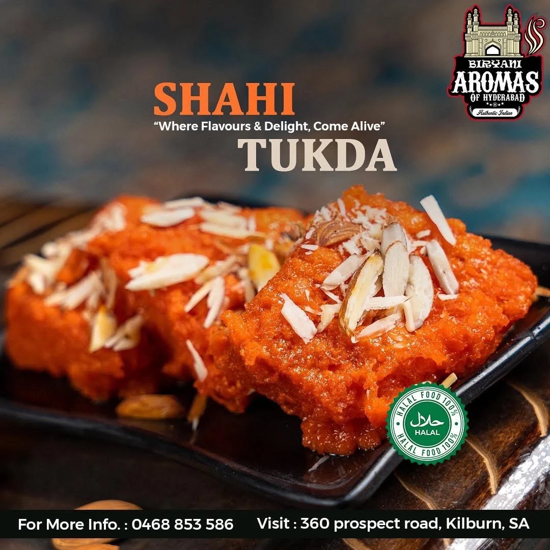 Menu, Aromas of Biryani Hyderabad | Best Indian food truck | Best Indian restaurant in Adelaide | Halal