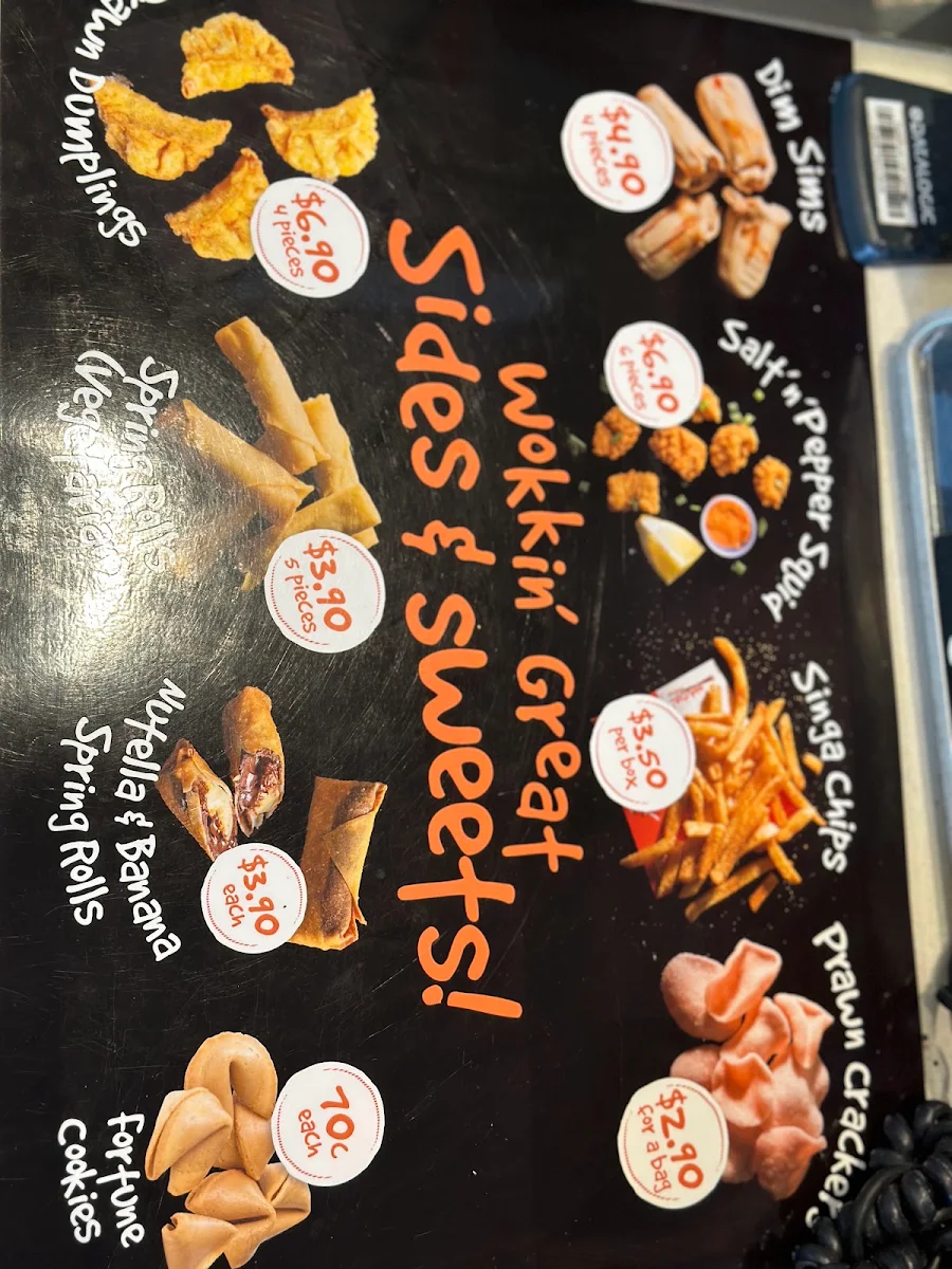 Menu, Wokitup! Gungahlin