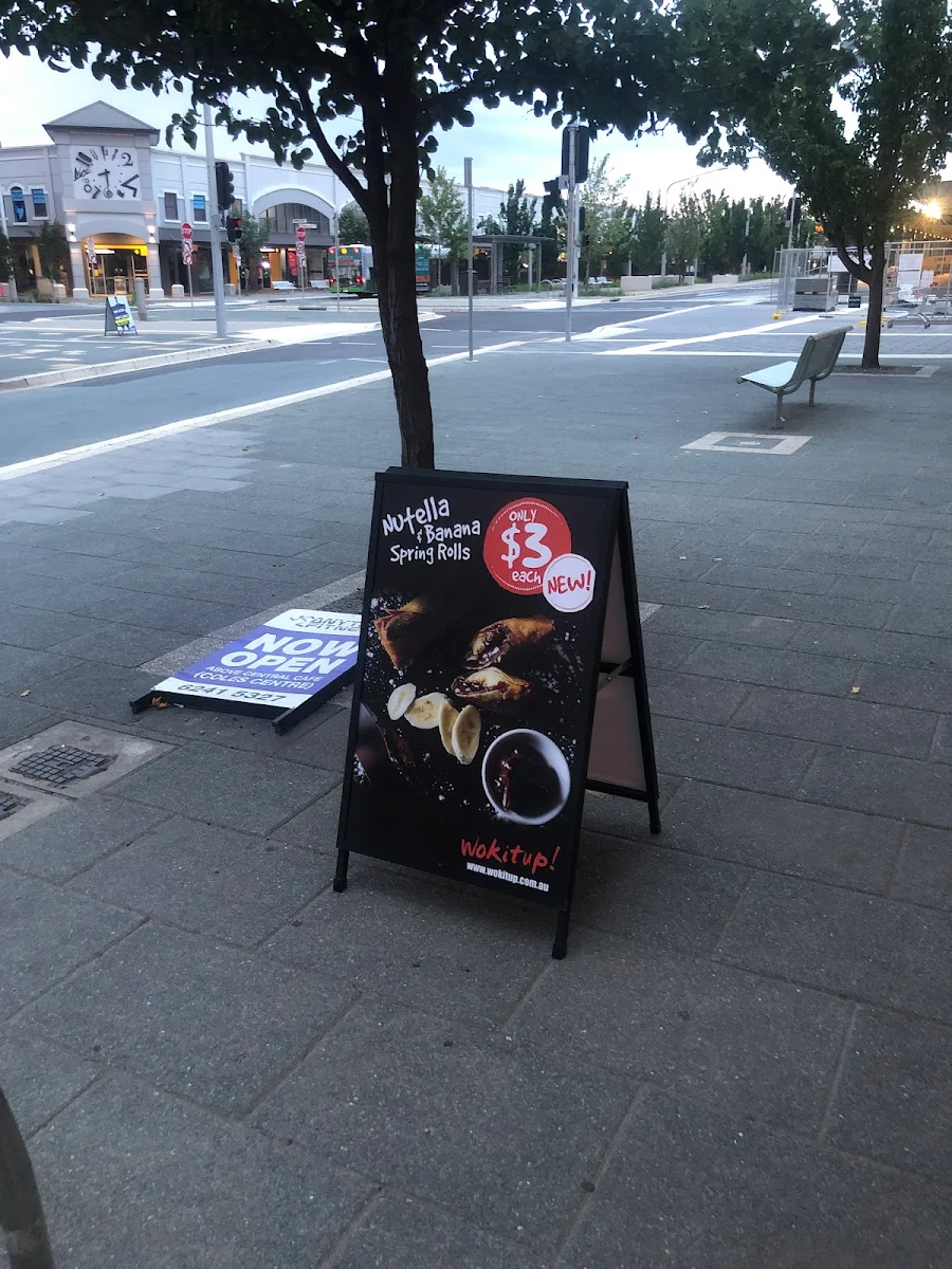 Menu, Wokitup! Gungahlin