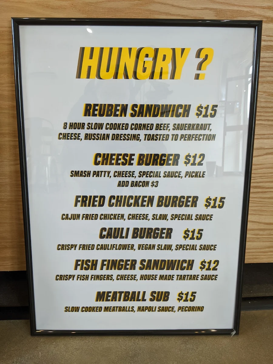 Menu, Makeshift Coffee Roasters