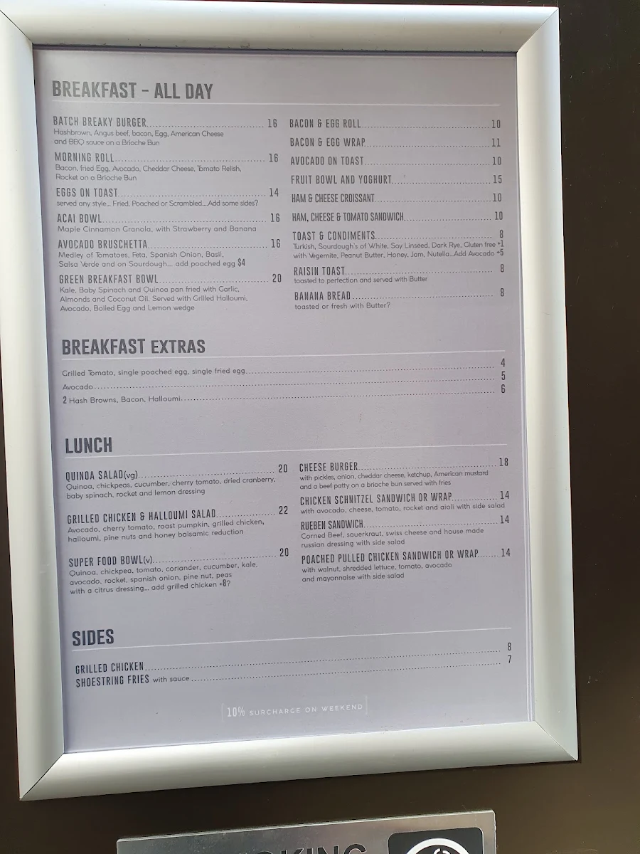 Menu, Back to Square