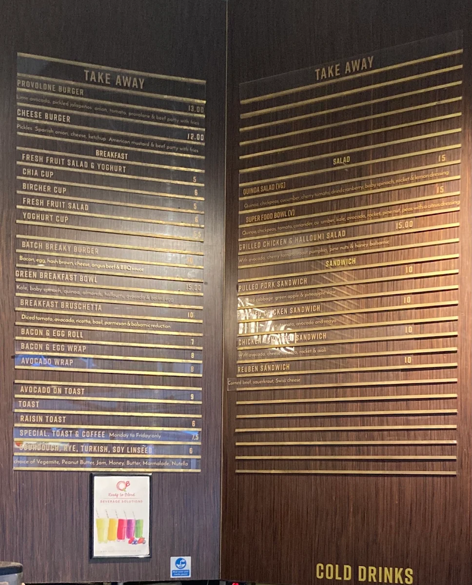 Menu, Back to Square