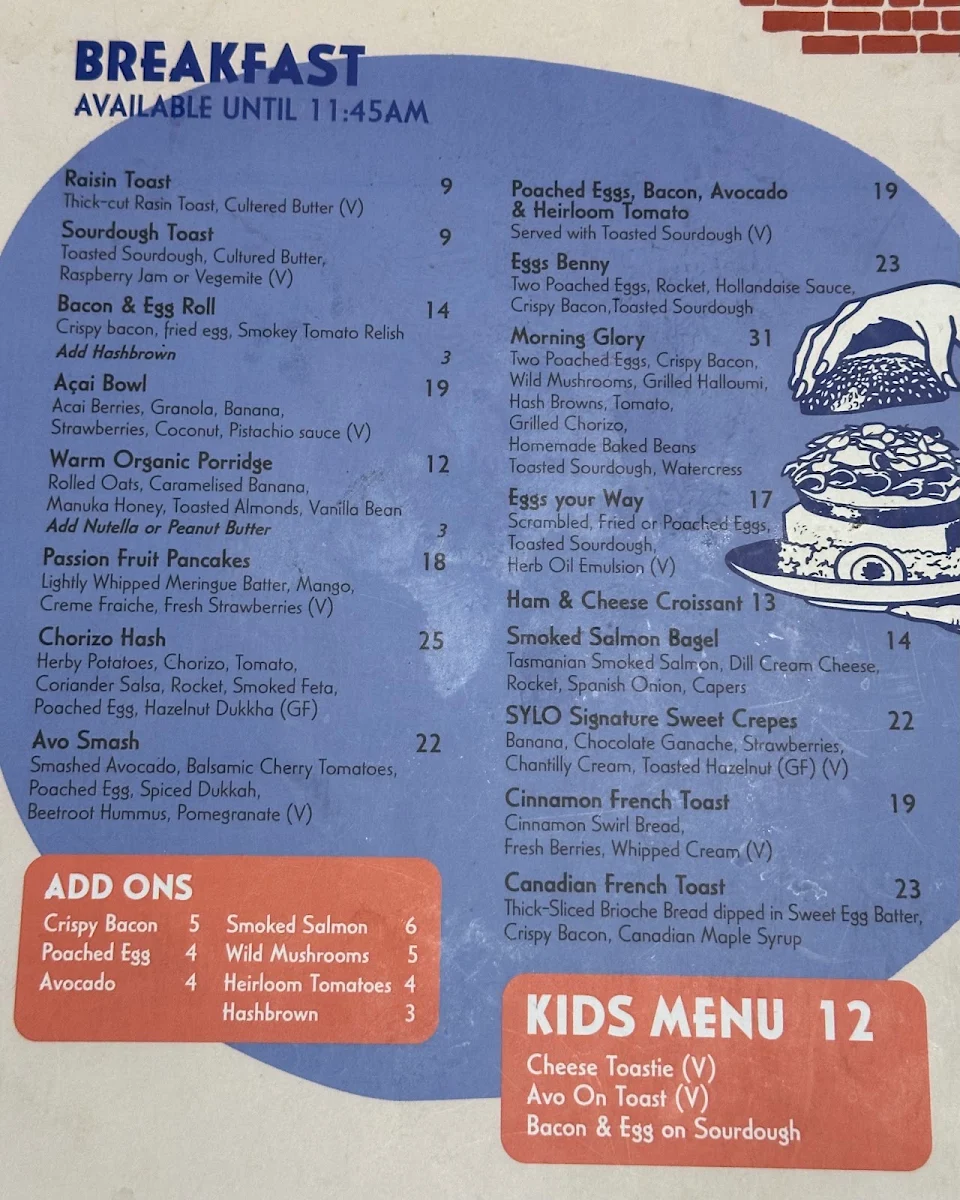 Menu, SYLO