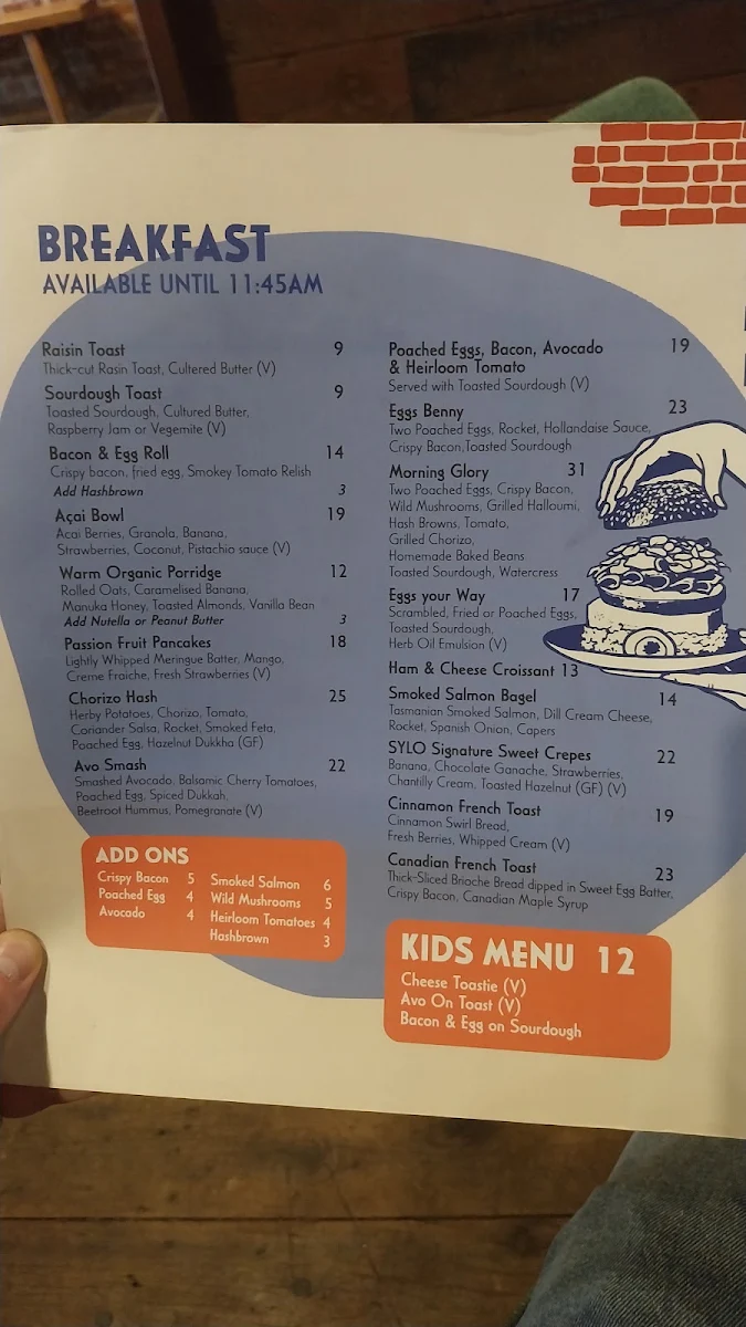 Menu, SYLO