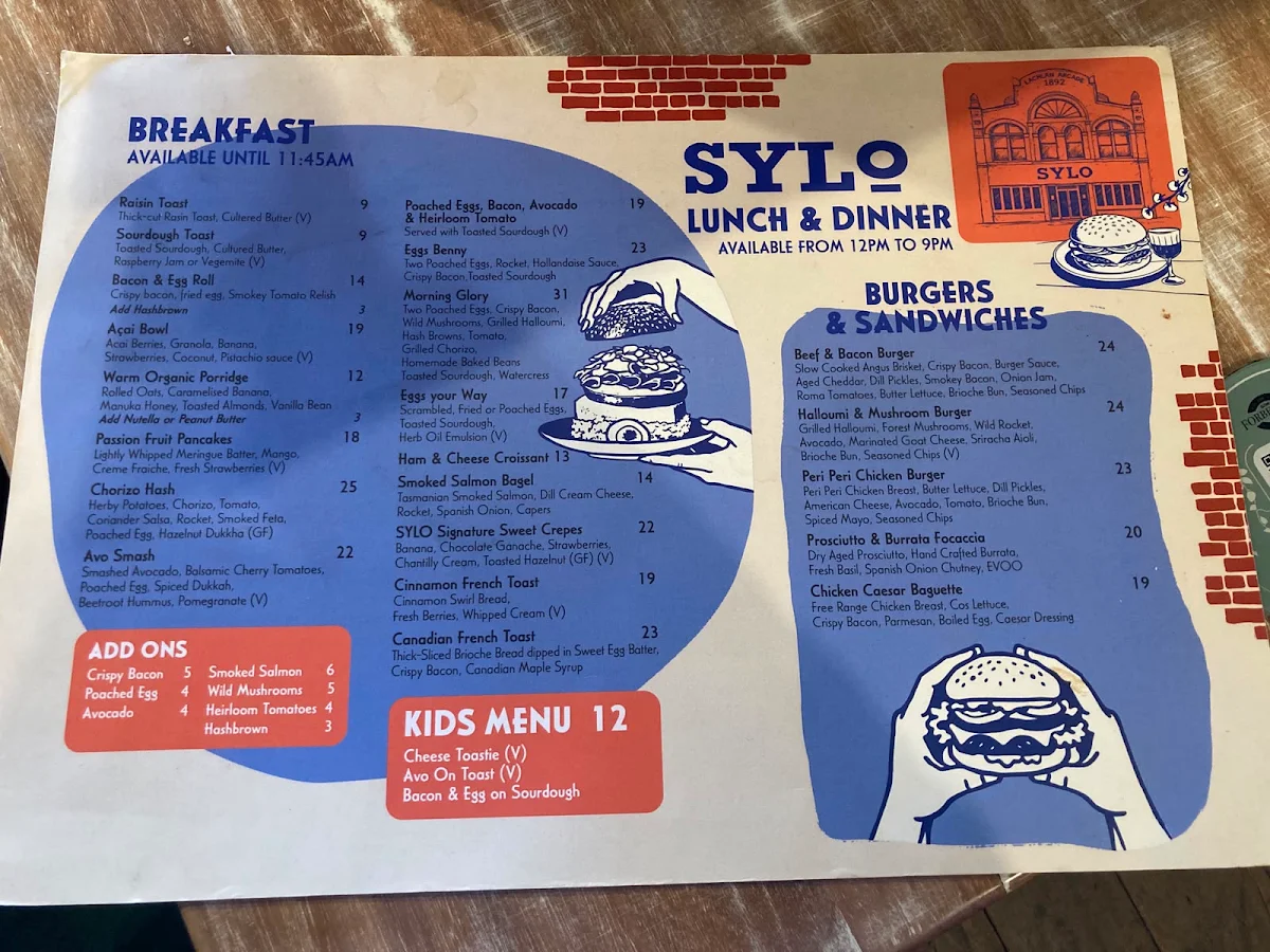 Menu, SYLO