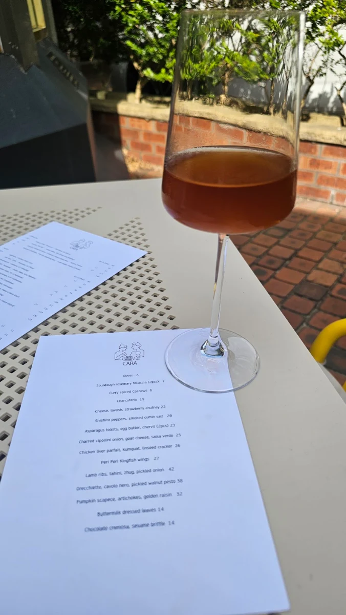 Menu, CARA