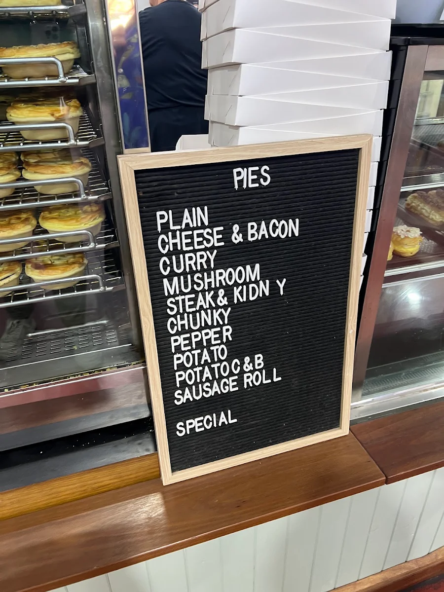 Menu, Wallerawang Bakery