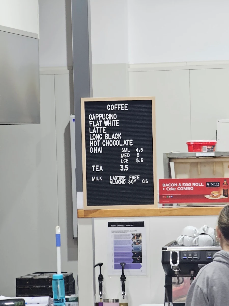 Menu, Wallerawang Bakery