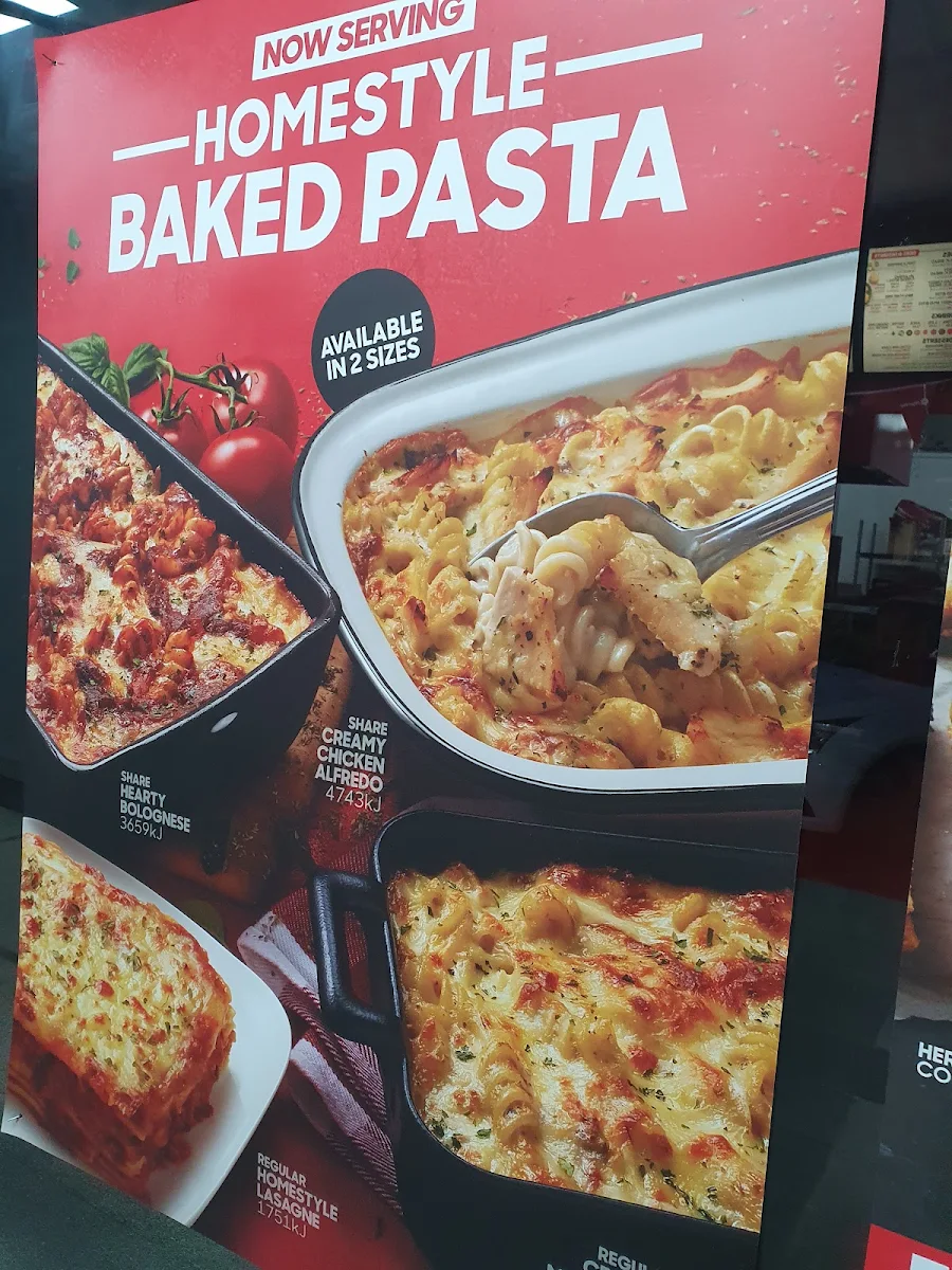 Menu, Pizza Hut Melton