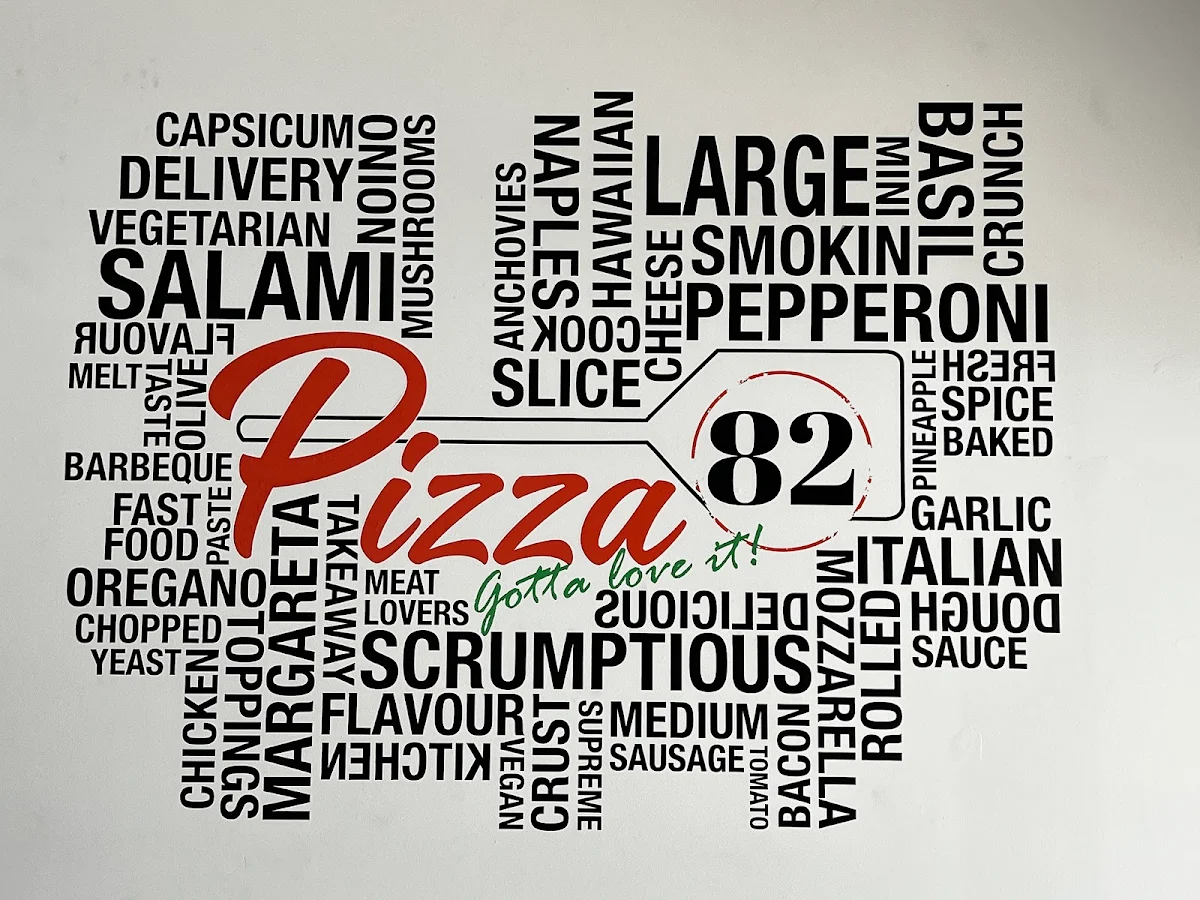 Menu, Pizza 82 Wamuran