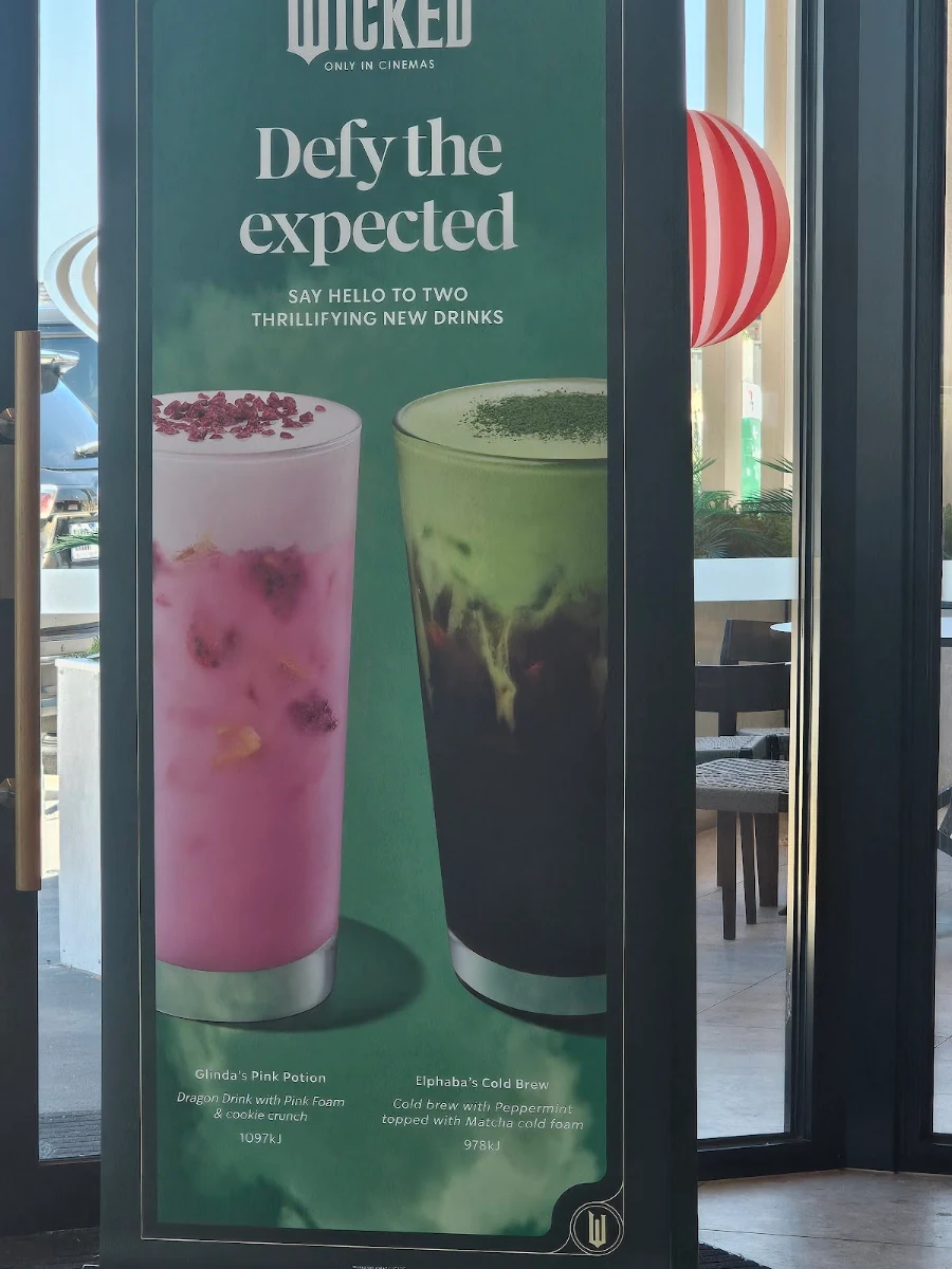 Menu, Starbucks Tarneit