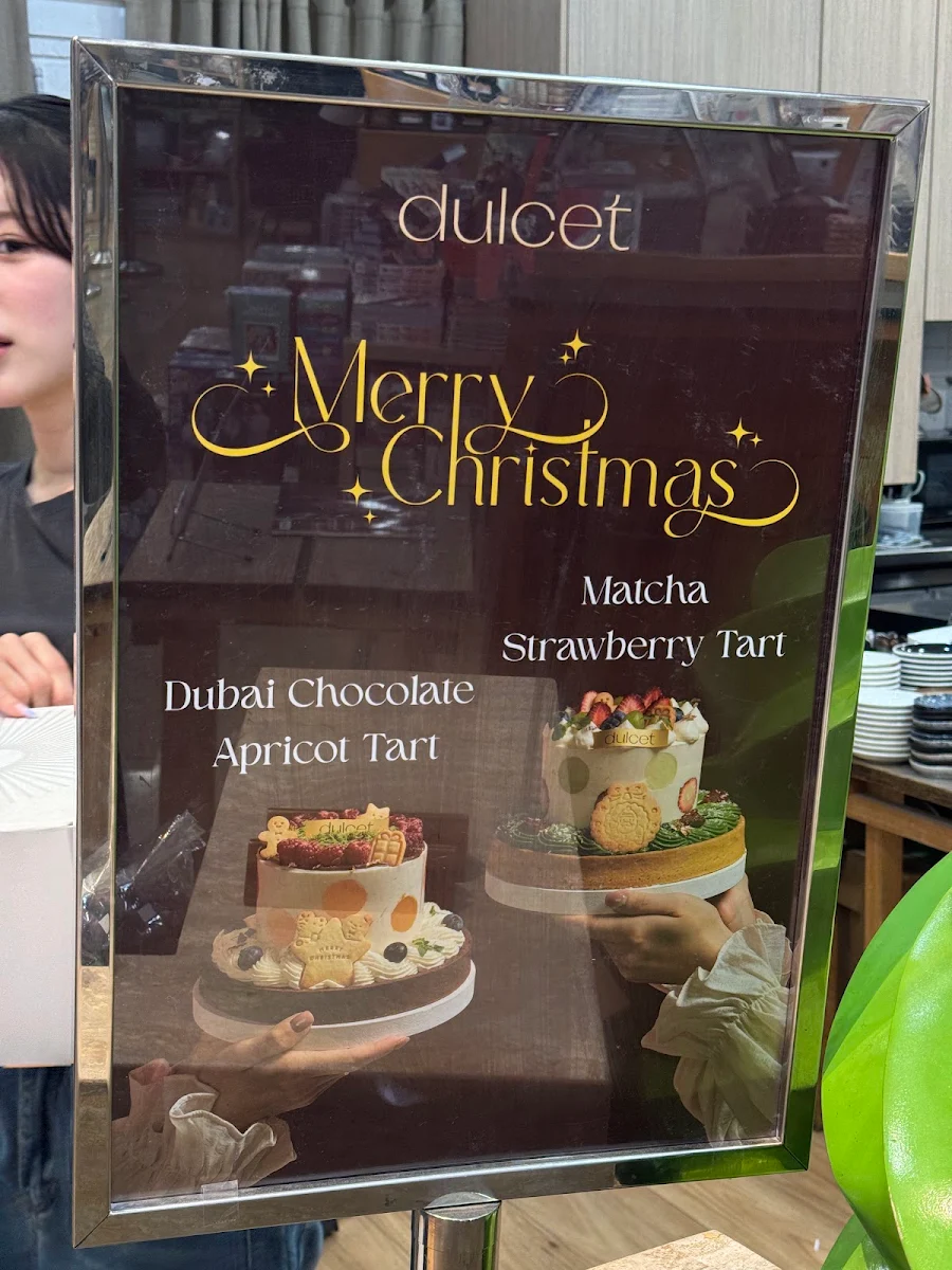 Menu, Dulcet Cafe