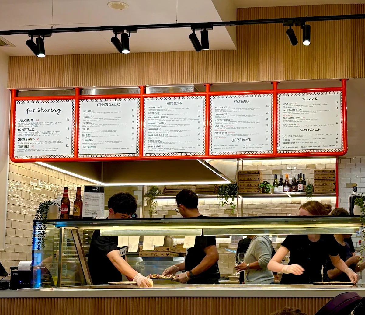 Menu, Divide 8 St Leonards
