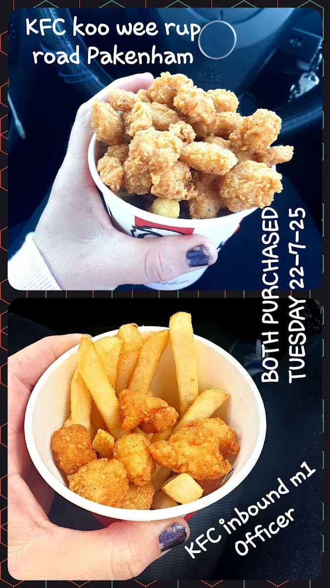Menu, KFC Officer Inbound