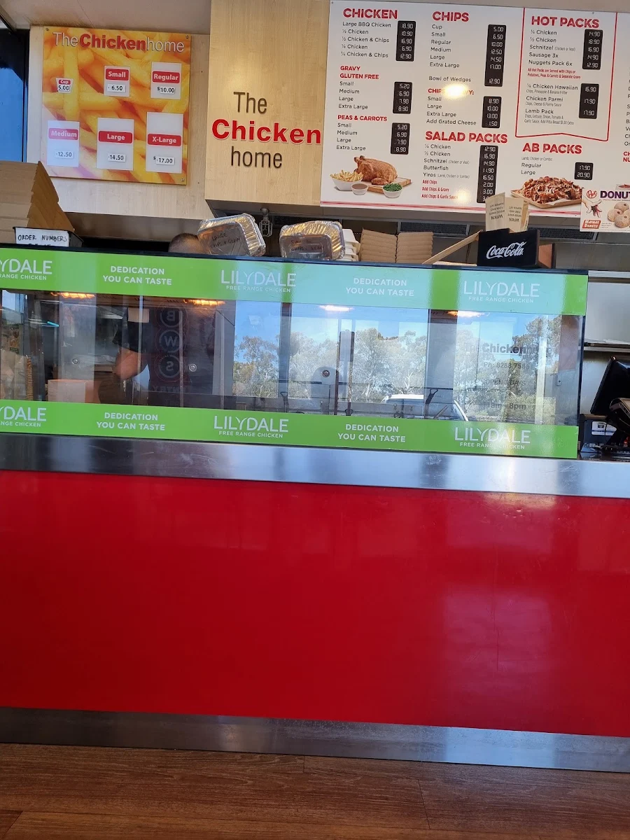 Menu, The Chicken Home Golden Grove