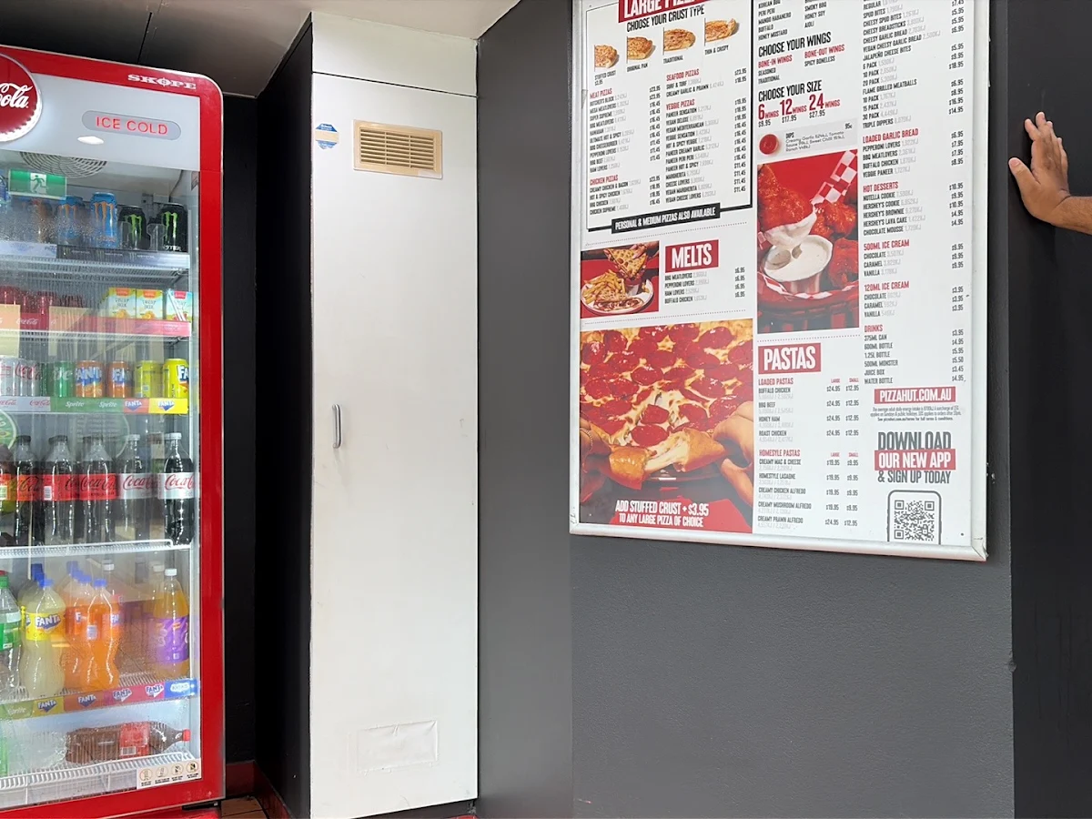 Menu, Pizza Hut Stanmore