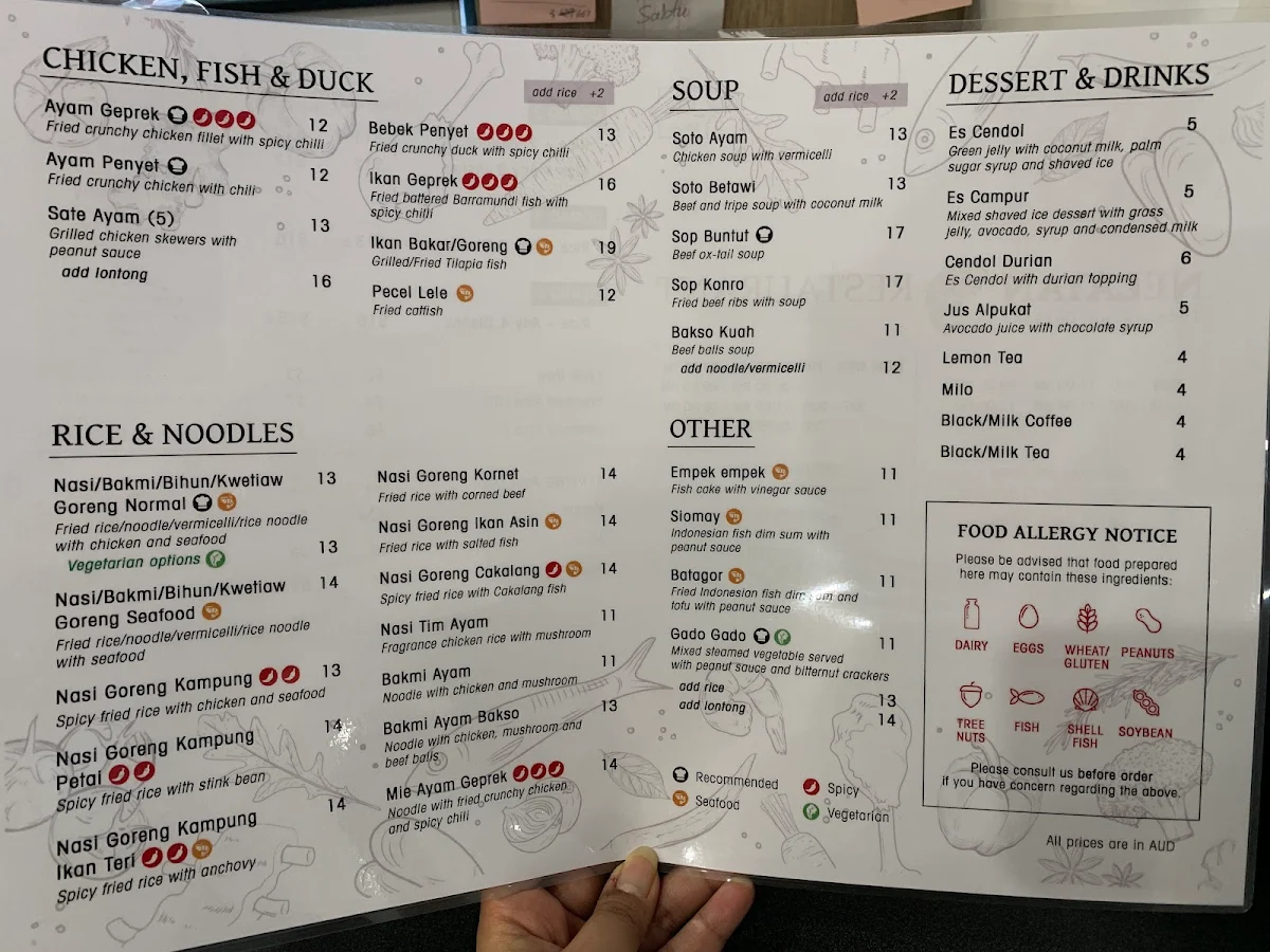 Menu, Nelayan
