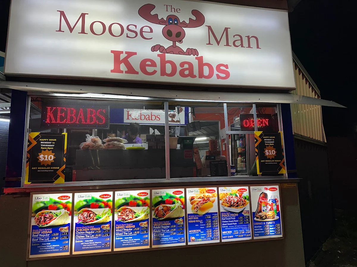 Menu, The Moose Man Kebabs