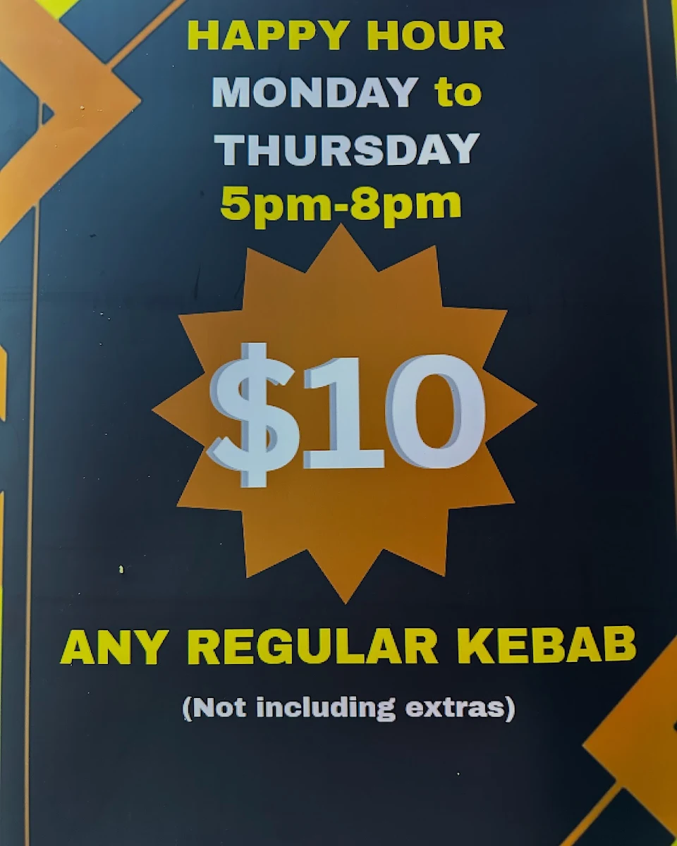 Menu, The Moose Man Kebabs