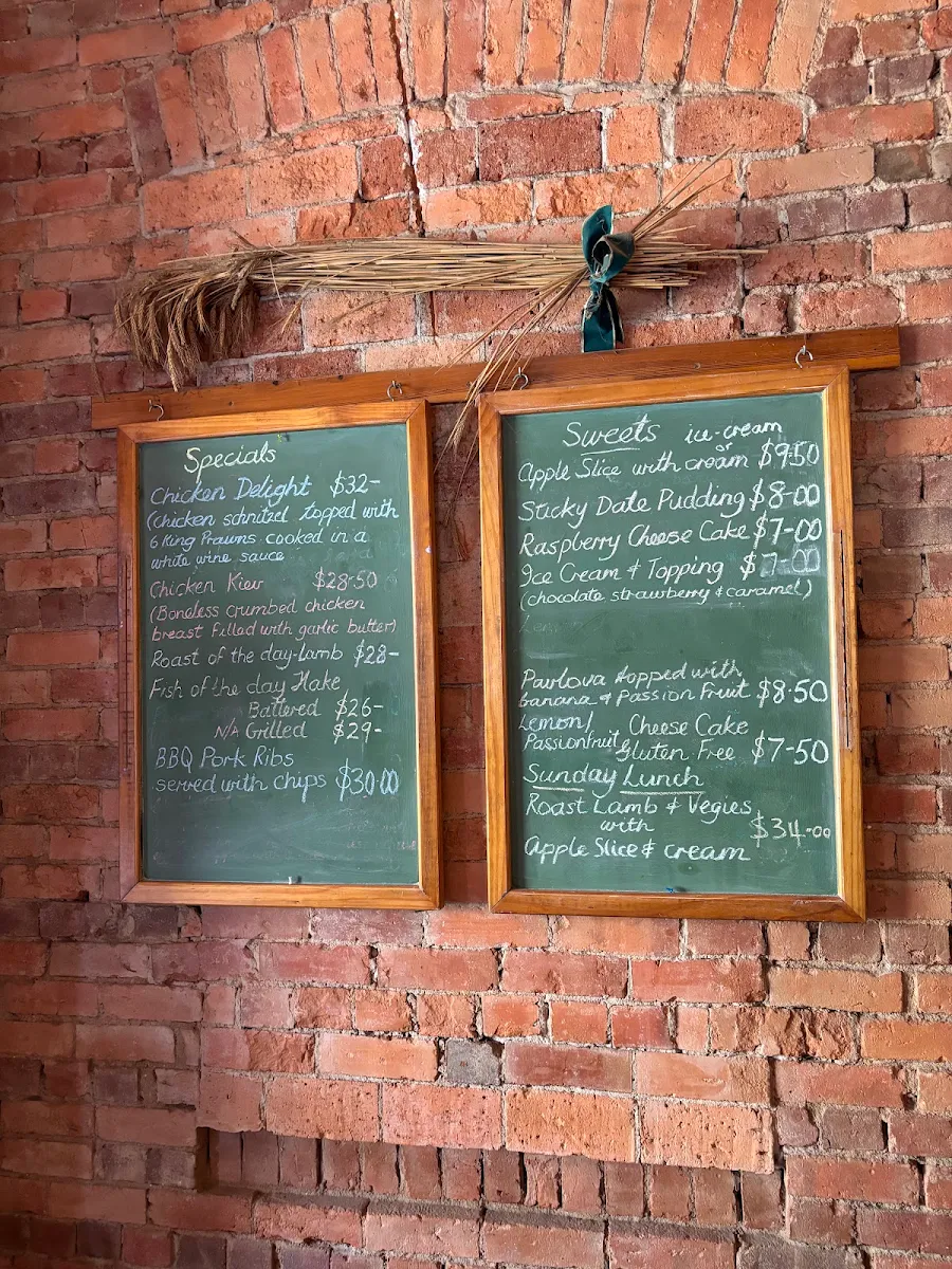 Menu, Devenish Railway Hotel