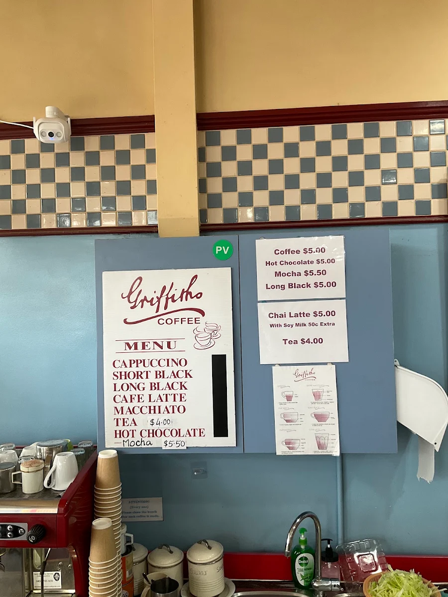 Menu, Ferntree Gully Bakery