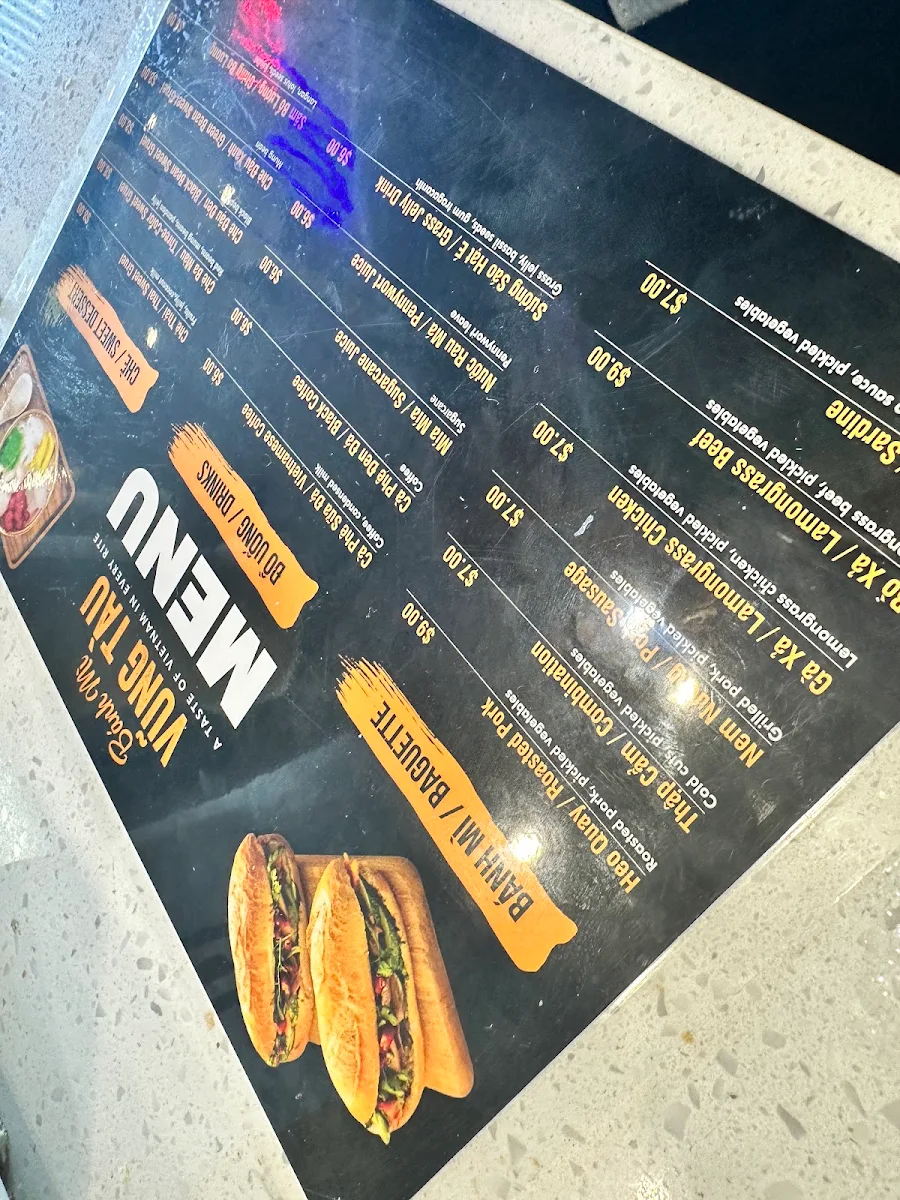 Menu, Bánh Mì Vũng Tàu