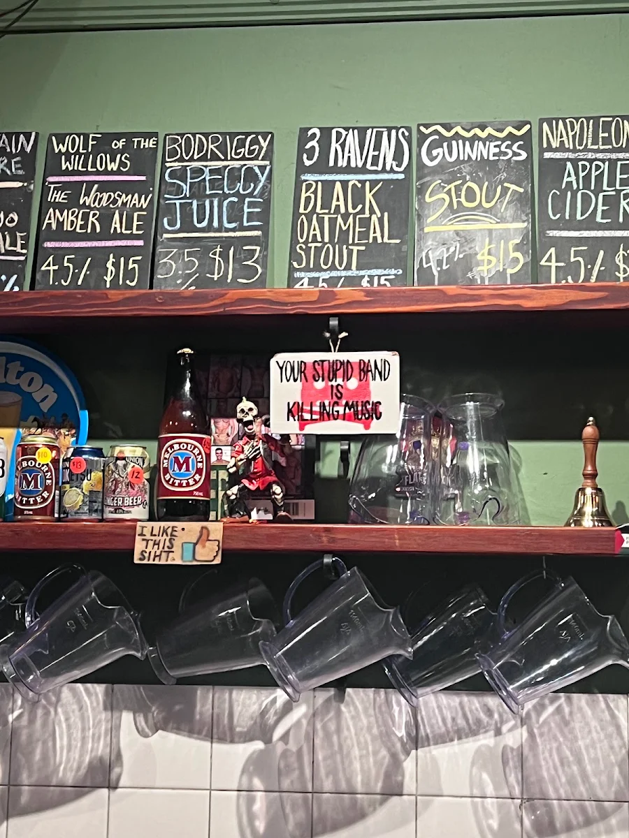 Menu, The Pinnacle