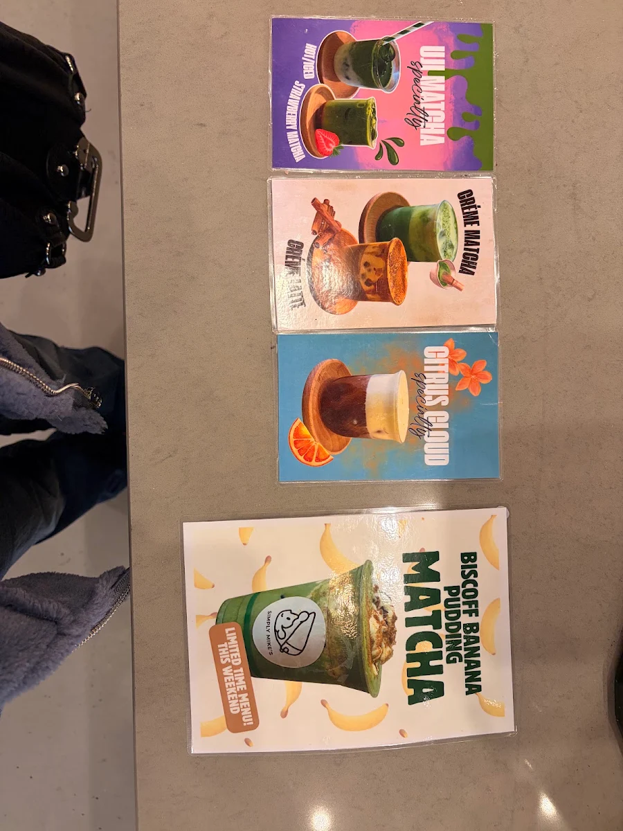 Menu, Simply Mike's