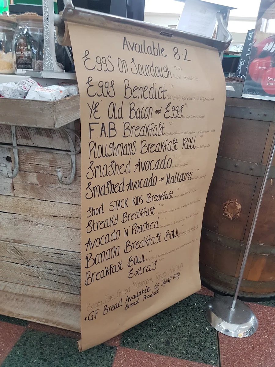 Menu, FAB Espresso