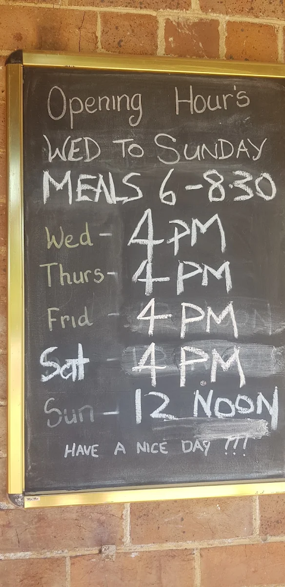 Menu, Tumblong Tavern