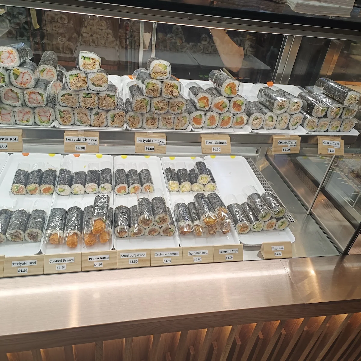 Menu, Taka Sushi