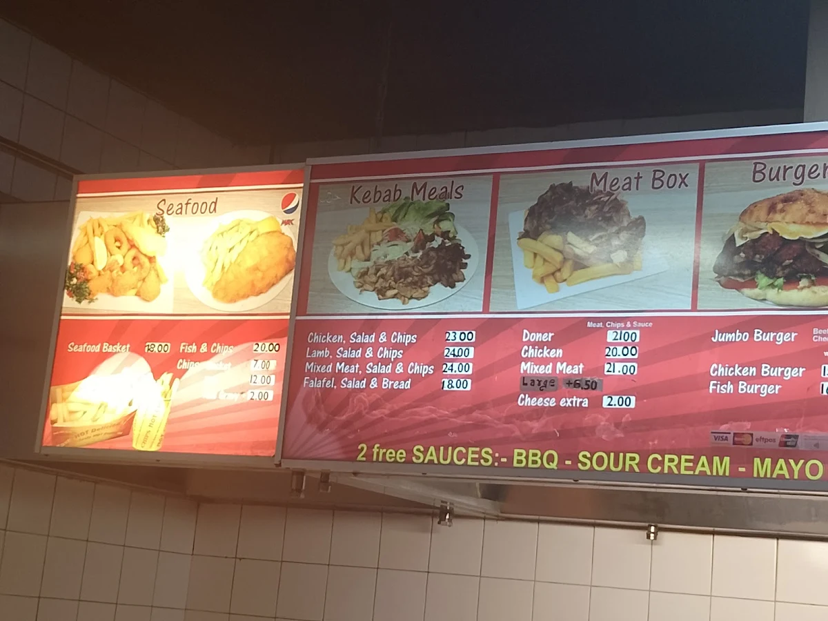 Menu, Ankara Kebabs and Bakery