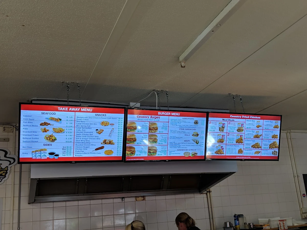 Menu, Balranald Take Away