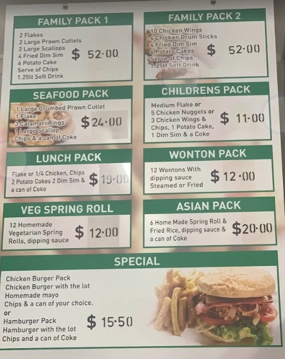 Menu, The BanhMi Joint