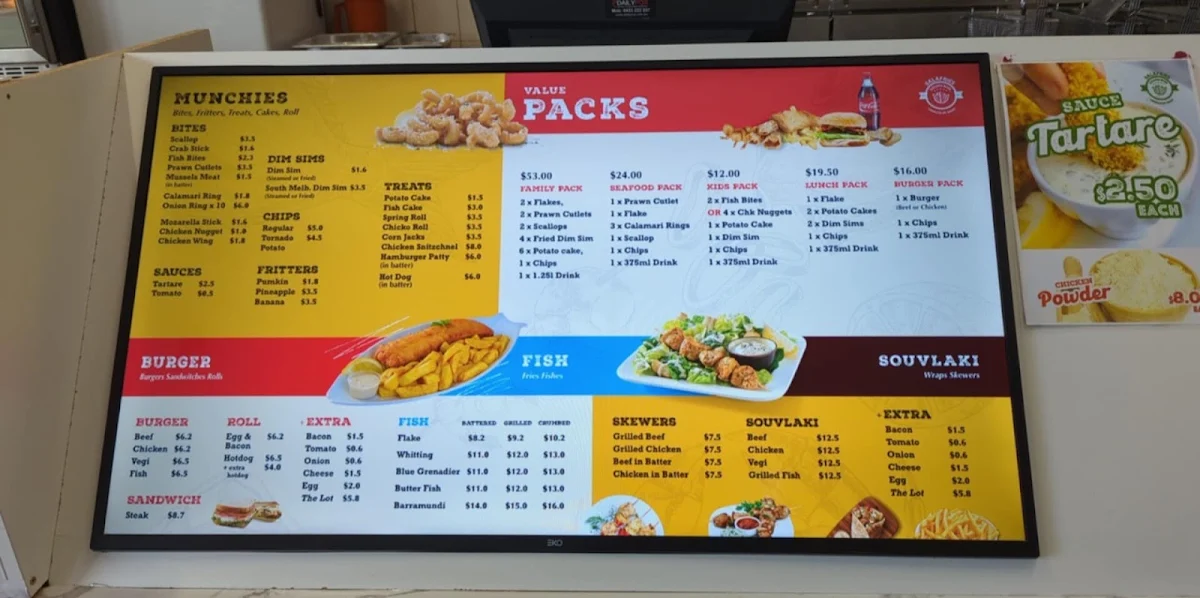Menu, The BanhMi Joint
