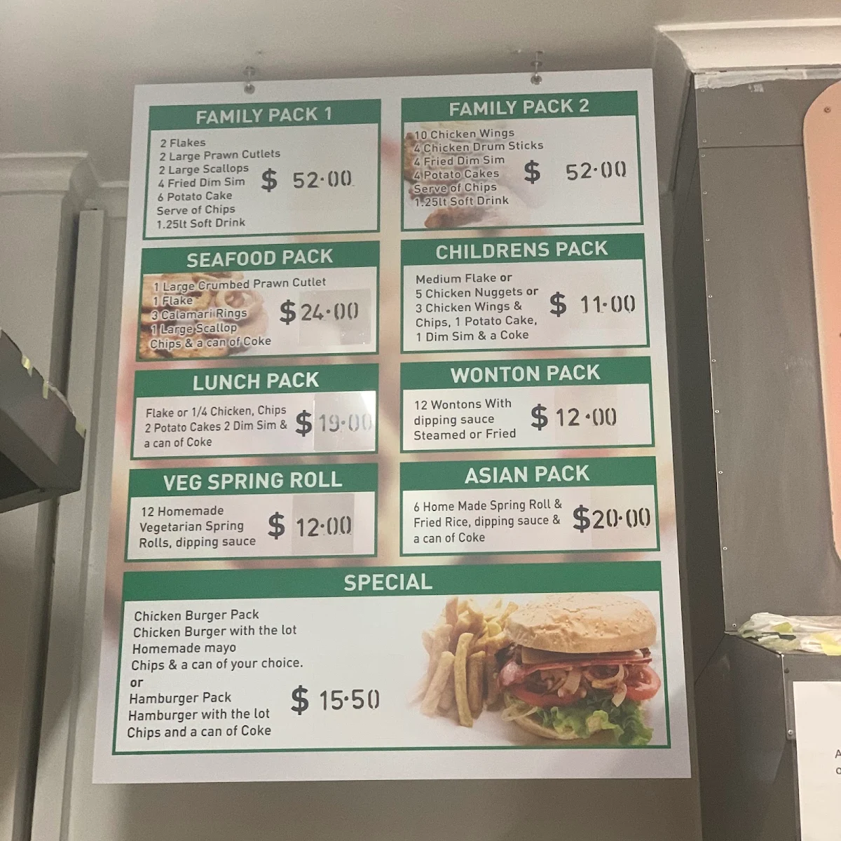Menu, The BanhMi Joint