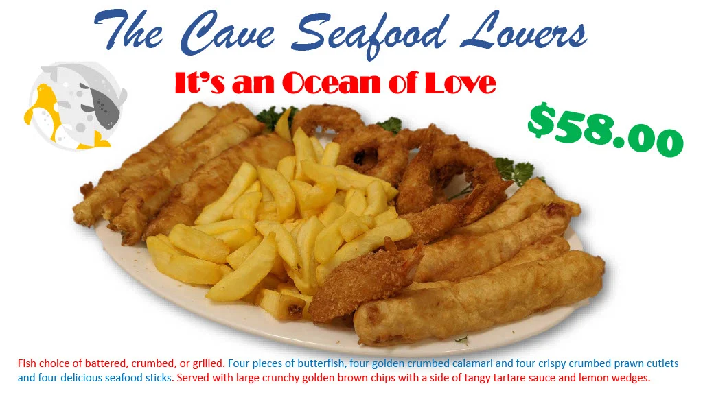 Menu, Captain Chicken & Seafood (West Lakes)