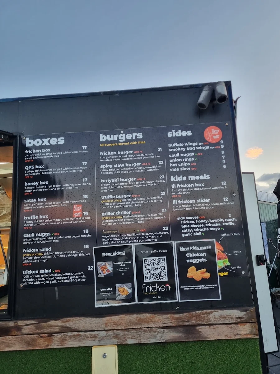Menu, The Jetty