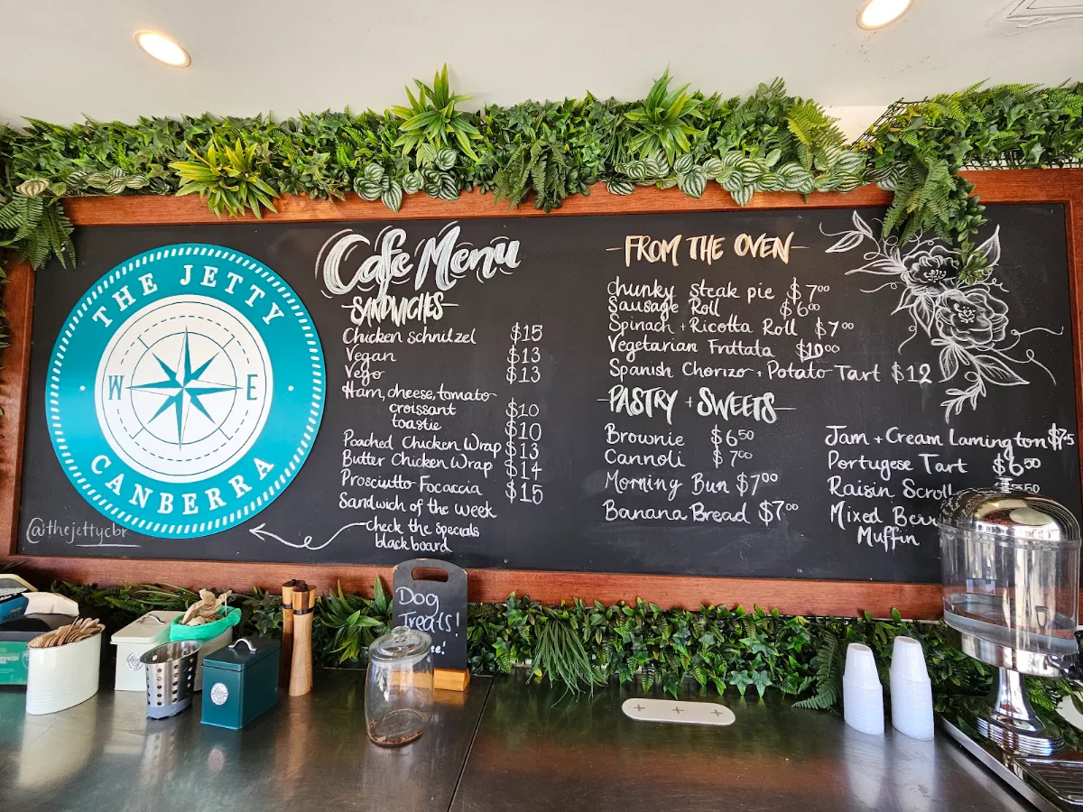 Menu, The Jetty