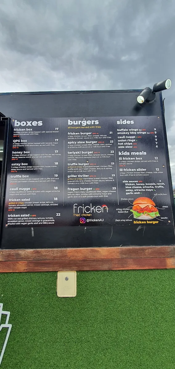 Menu, The Jetty